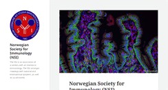 Desktop Screenshot of norwegianimmunology.org